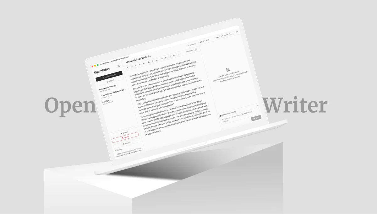 OpenWriter: Local LLM Editor for Orange County Teams